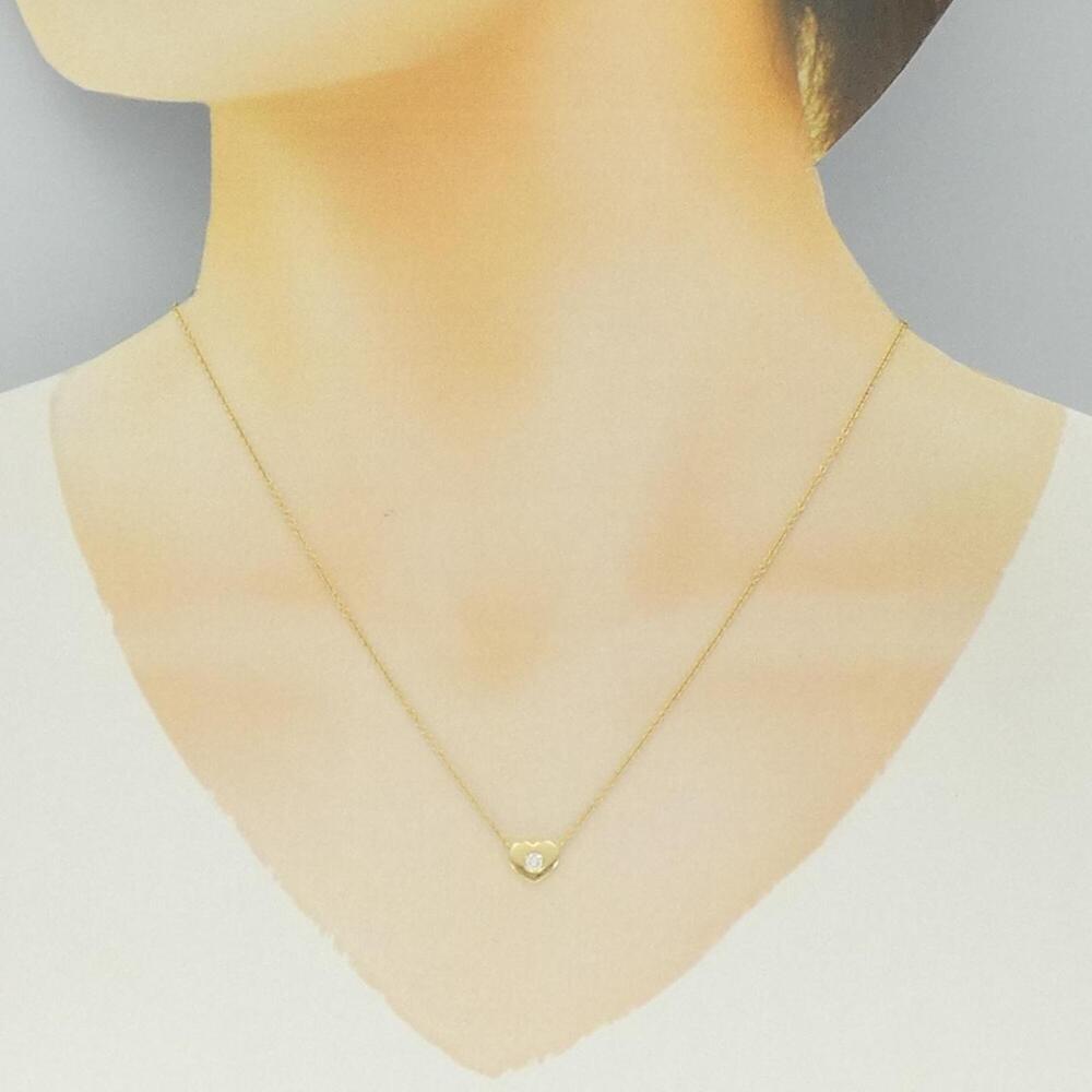 TIFFANY Gold Diamond Heart Necklace - Picture 6 of 6
